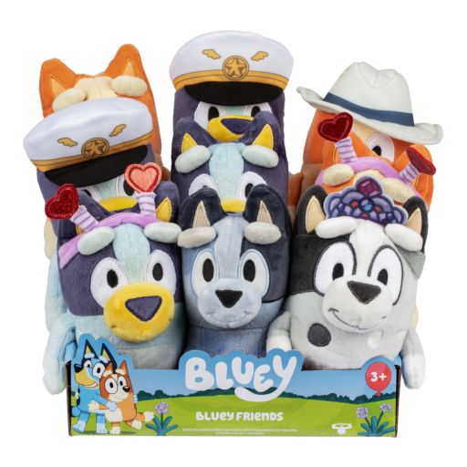 Bluey Plush Single Pack 9Pc Cdu