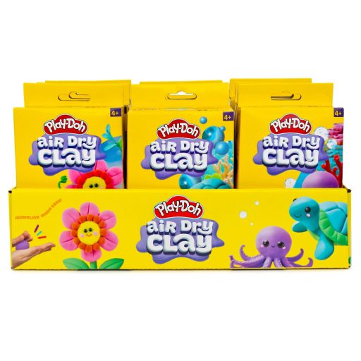 Play-Doh Air Dry Clay Kit Octopus, Turtle & Flower Asst CDU