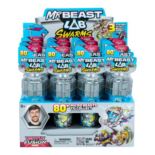 Mr Beast Lab Swarms Test Tube 3 Pack Cdu