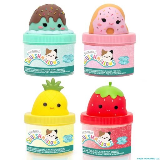 Squishmallows Character Topper Scented Slime Jar CDU Asst B