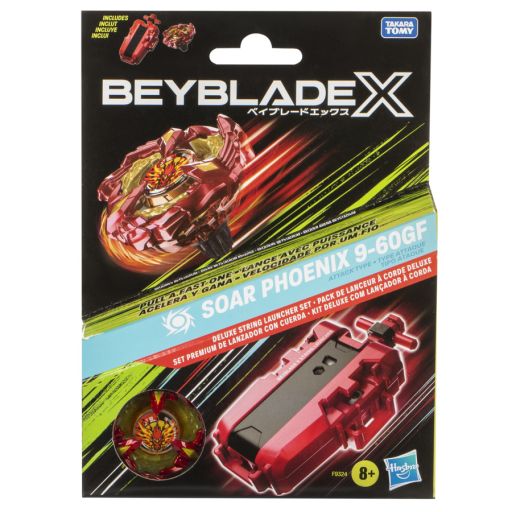 Beyblade X Soar Phoenix Deluxe String Launcher Set