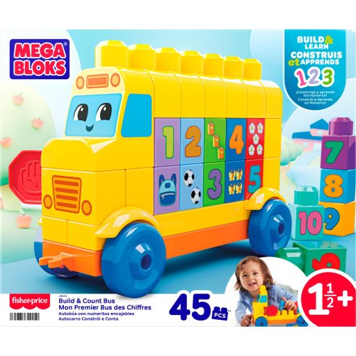 MEGA BLOKS Build & Count Bus