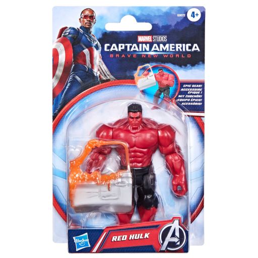Captain America 4" Delux Red Hulk