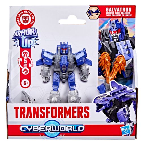 Transformers CYBERWORLD Galvatron Armored Cyber Changers Asst