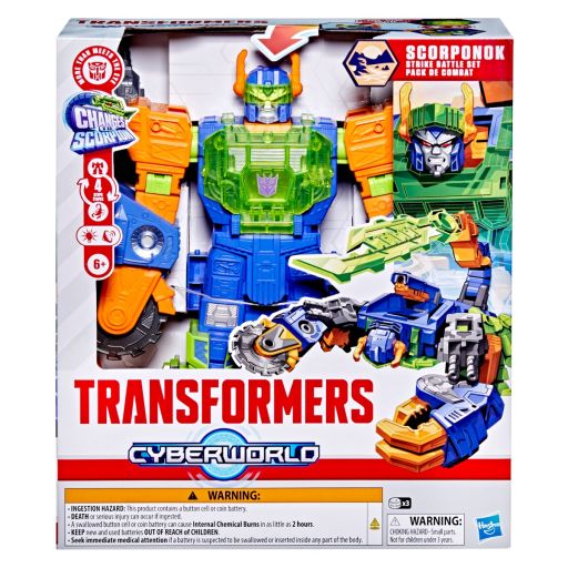 Transformers CYBERWORLD Scorponok Strike Battle Set