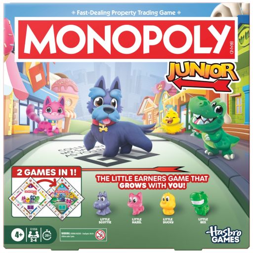 Monopoly Junior 2 In 1 Refresh Board Game 