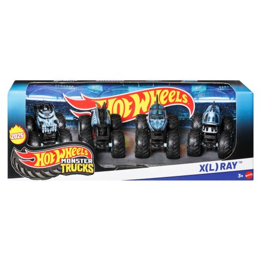 Hot Wheels Monster Trucks X-Ray 4 Pack