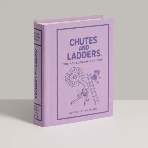 Chutes and Ladders Vintage Bookshelf Edition Board Game