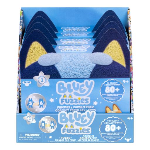 Bluey Fuzzies Friends & Family Pk CDU