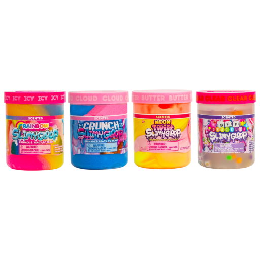 Slimy Gloop Scented Slime Jar Asst A CDU